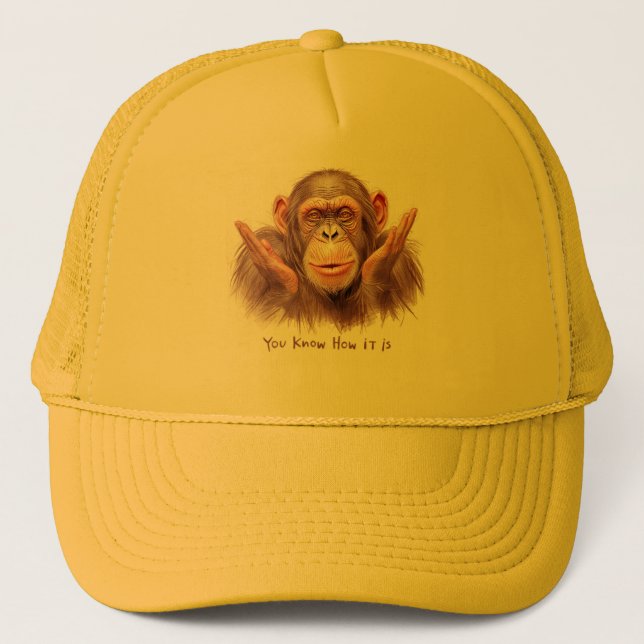 Casquette Chimp Vous Dit :"Vous Savez Comment Ça Marche" (Devant)