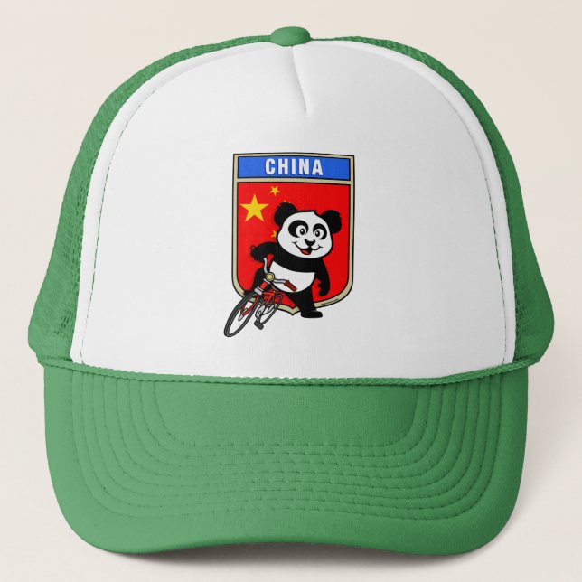 Casquette Chine à vélo (Devant)