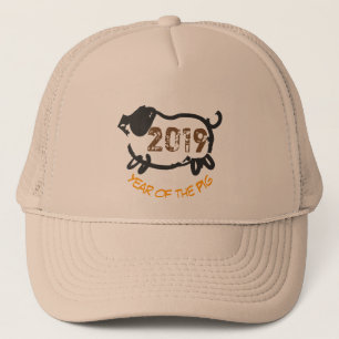 Casquette Chinois année du chapeau de camion de porc