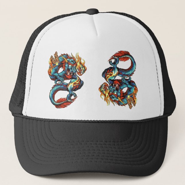 Casquette chinois de dragon (Devant)