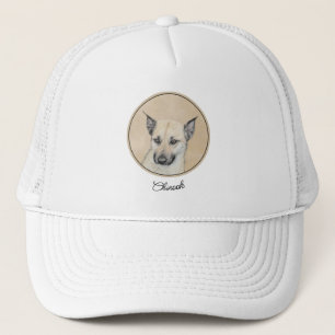 Casquette Chinook (Oreilles Pointées) Peinture - Art Chien o