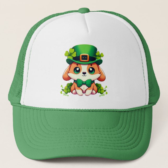 Casquette Chiot de la Saint-Patricks (Devant)
