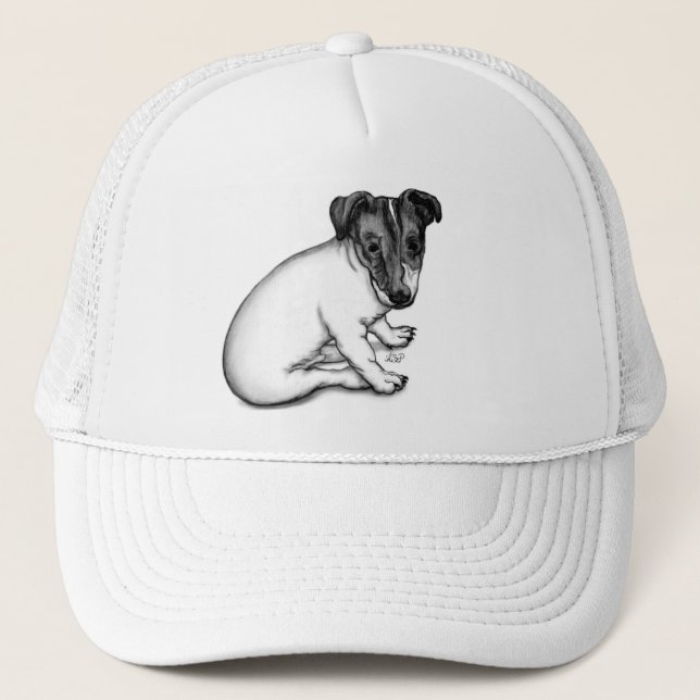 Casquette Chiot Jack Russell 10 semaines (Devant)