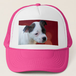 Casquette Chiot Noir Et Blanc,