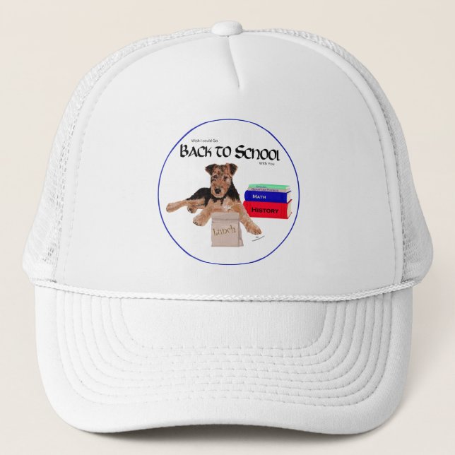Casquette Chiots de rentrée scolaire (Devant)