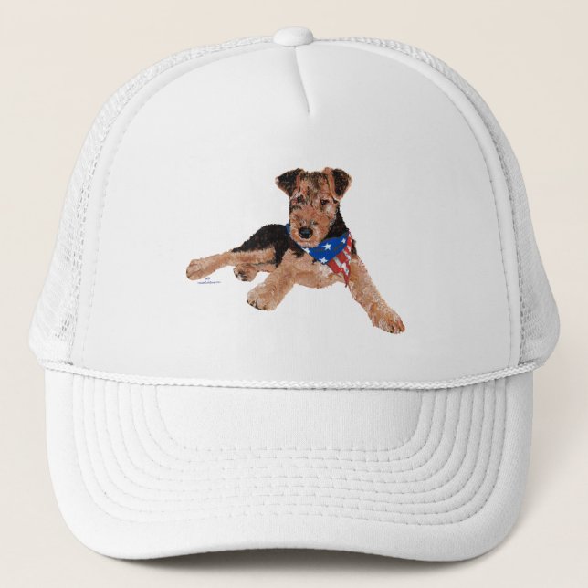 Casquette Chiots Terrier Patriotique (Devant)