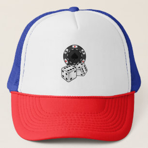 Casquette Chip & Dice pour Poker