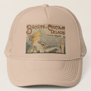 Casquette Chocolat Art Nouveau Femme
