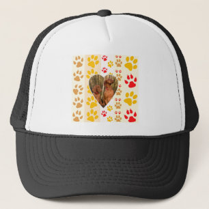 Casquette Chocolat Labrador Retriever Coeurs de chien Emprei