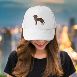 Casquette Chocolat Labrador Retriever Cute Cartoon Lab Chien