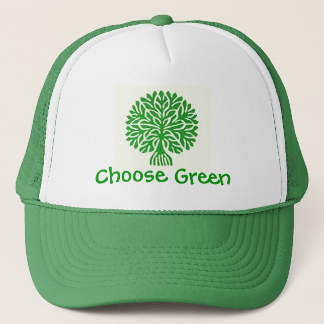 Casquette Choisissez le chapeau vert (Devant)