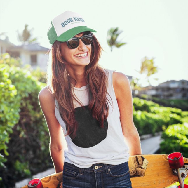 Casquette Choisissez vos couleurs Livre Nerd (Customize the design colors to match your style.)