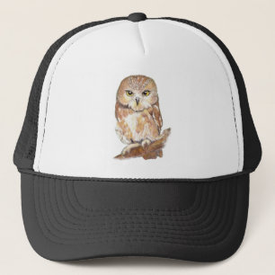 Casquette Chouette blanche, Oiseau, Animal
