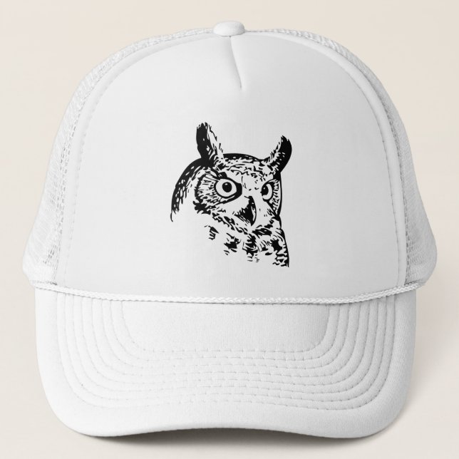 Casquette chouette de grange, chouette mignonne, chouette ma (Devant)