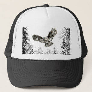 Casquette Chouette en vol Striking Forest Nature Oiseau sauv