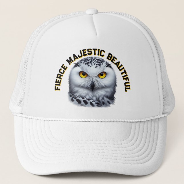 Casquette Chouette Neige Fierce Majestic Belle (Devant)