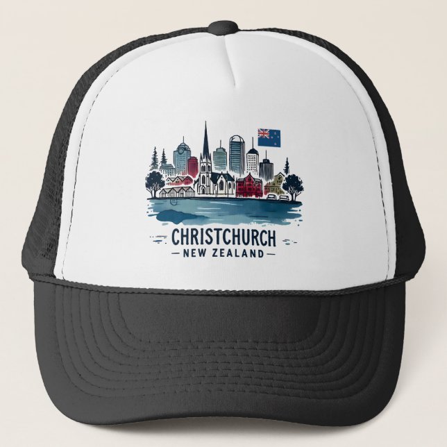 Casquette Christchurch Nouvelle-Zélande  (Devant)