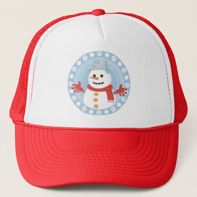 CASQUETTE CHRISTMAS HIVER SNOWMAN (Devant)