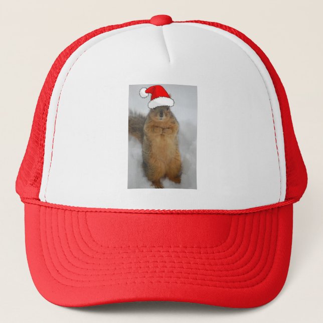 Casquette Christmas Squirrel (Devant)