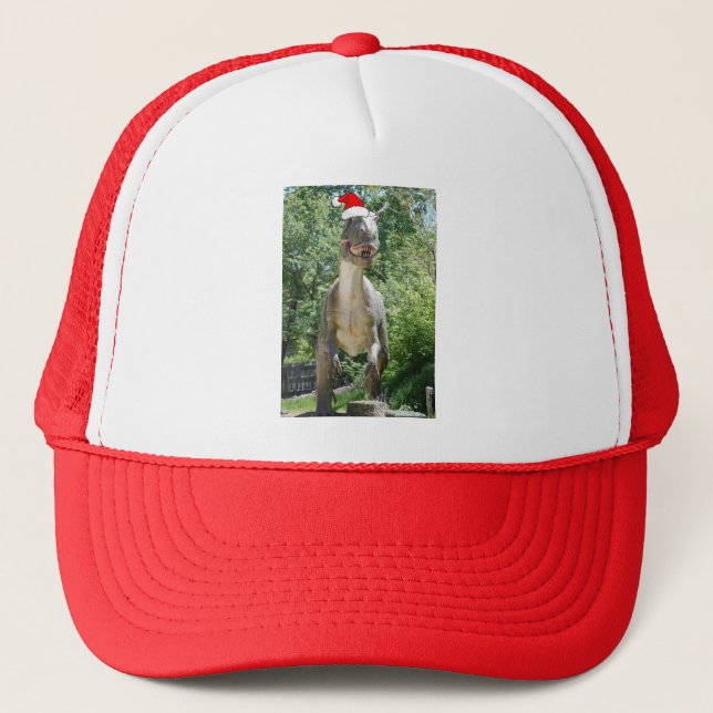 Casquette Christmas T-Rex (Devant)