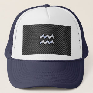 Casquette Chrome Aquarius signe zodiaque Styles de fibre de