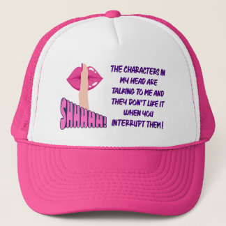 Casquette Chut ! Les personnages parlent - Chapeau de écriva