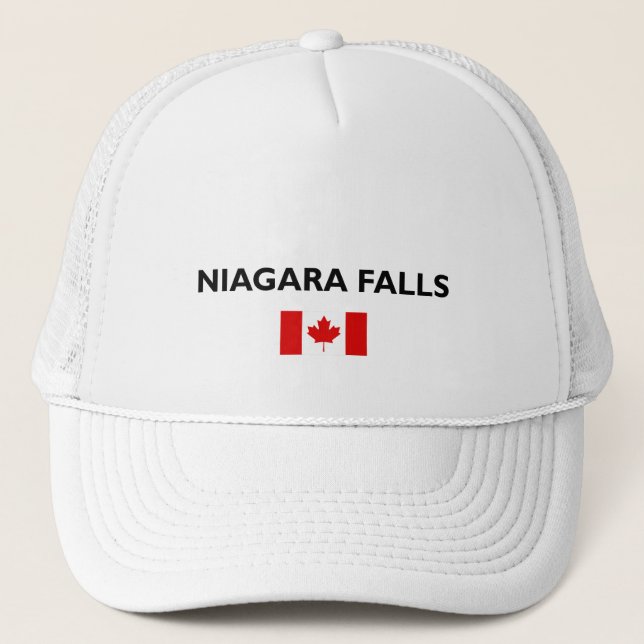 Casquette Chutes Niagara Canada Drapeau Canadien Couleur-Cla (Devant)