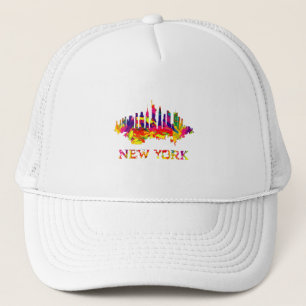 Casquette Ciel de New York City coloré