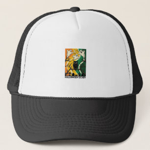 Casquette Cimetière de fantômes de hibou noir effrayant Hall