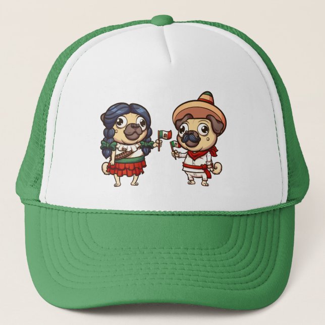 Casquette Cinco De Mayo Carlins Trucker Chapeau (Devant)