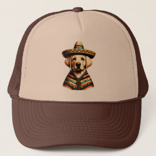 Casquette Cinco De Mayo Labrador Retriever Poncho Sombrero
