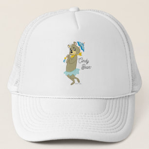 Casquette Cindy Bear tenant le parasol