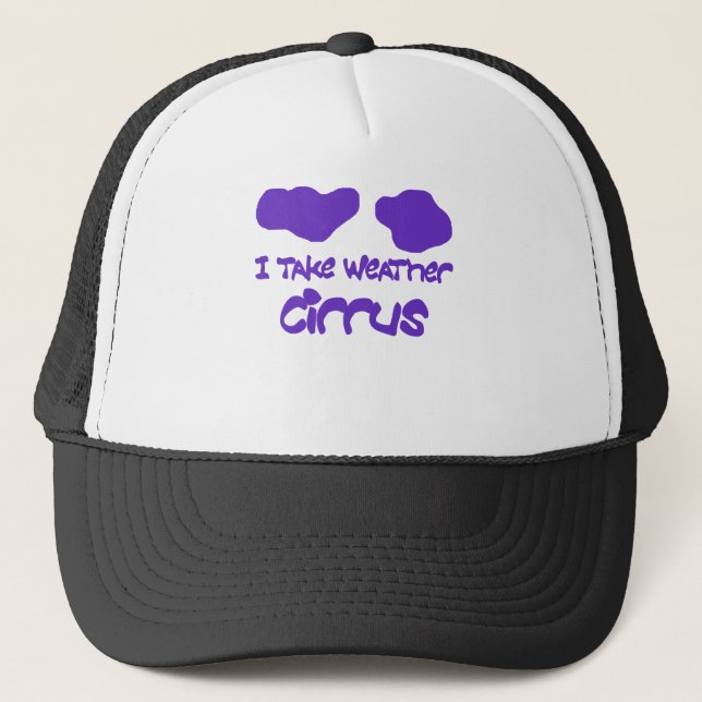 Casquette cirrus drôle (Devant)