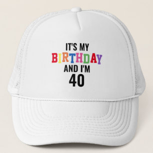 Casquette Citation d'anniversaire amusant sur mesure âge col