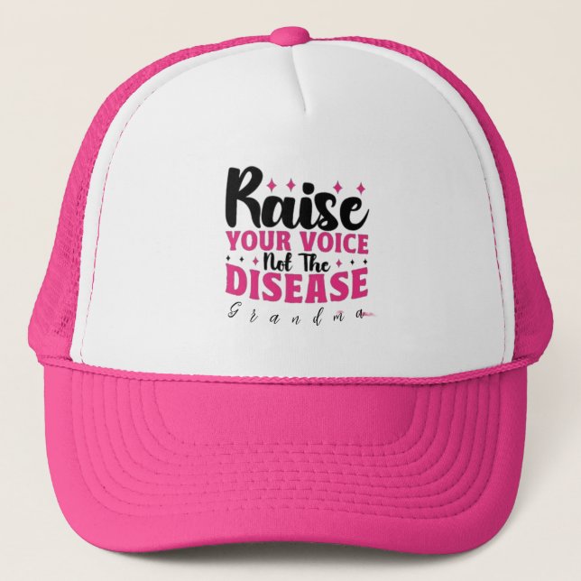 Casquette Citation de 2024 de la prise de conscience du canc (Devant)