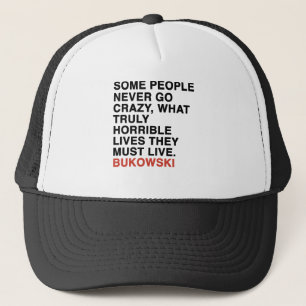Casquette citation de bukowski de Charles