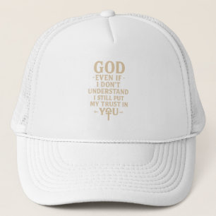 Casquette Citation de foi chrétienne Confiance en Vous