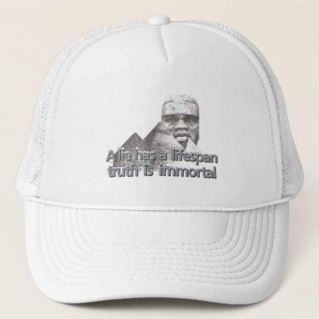 Casquette Citation de grandeur afrocentrique (Devant)
