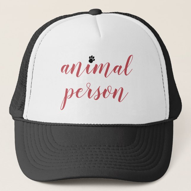 Casquette Citation de l'Empreinte de patte animal (Devant)