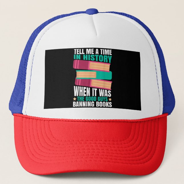 Casquette Citation de livres interdits (Devant)