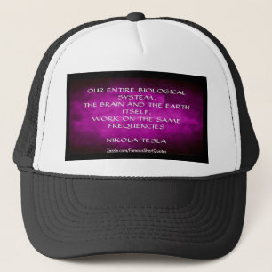 Casquette Citation de Nikola Tesla - Mêmes Fréquences