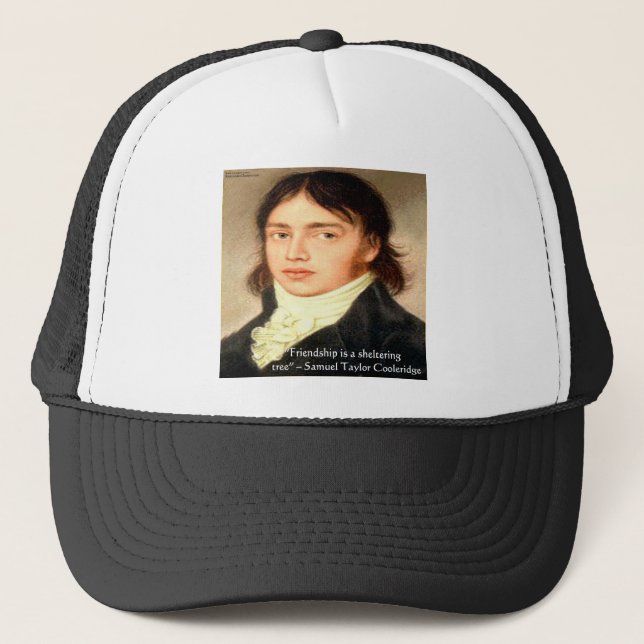 Casquette Citation de sagesse de Samuel T Cooldridge "Arbre  (Devant)