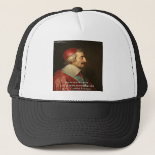 Casquette Citation de sagesse du cardinal Richelieu