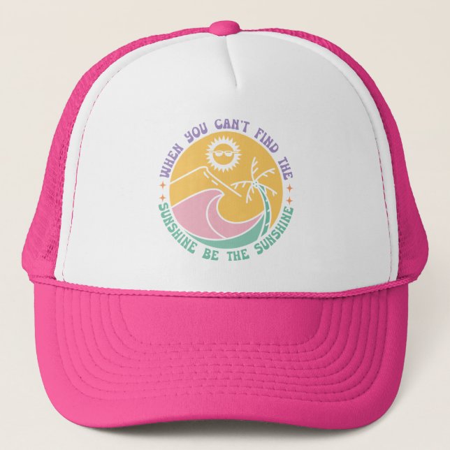 Casquette Citation d'été Boho Retro (Devant)