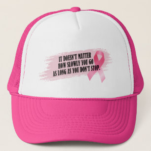 Casquette Citation inspirante Sensibilisation au cancer du s