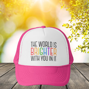 Casquette Citation Inspirationnelle Affirmation positive joy