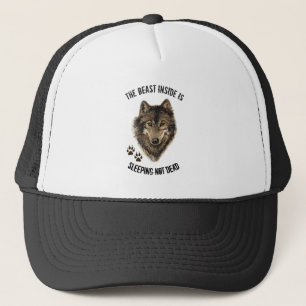 Casquette Citation inspirée ou motivationnelle Loup Animal