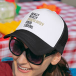 Casquette Citation Ridiculement Bonne<br><div class="desc">Il y a plus dans la vie que d’être vraiment, vraiment ridiculement beau. Mais cela ne veut pas dire que vous ne pouvez pas vous montrer un peu ! Le design présente le devis dans la typographie de bloc moderne avec des accents de fausse parties scintillant or (veuillez noter que...</div>