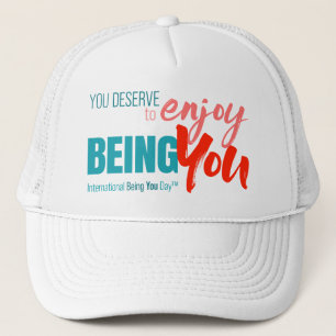 Casquette Citations de la Journée internationale de l'Être v