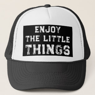 Casquette Citations inspirantes Profitez des petites choses